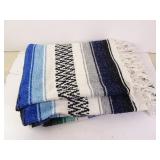 7ft Vintage Saddle Style Woven Blanket
