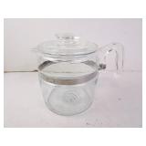 Vintage Pyrex Flameware 6-Cup Glass Percolator
