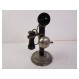 Vintage Ringing Bell Decorative Tin Telephone