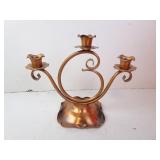 Vintage Solid Copper Georgian USA Candleabra