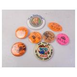 Lot of Misc. Button Pins - Iola Car Show Ringling