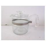 Vintage Pyrex Flameware 4-Cup Glass Percolator