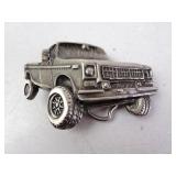 Vintage 1970s 4x4 Pickup Truck Belt Buckle