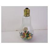Lot of Misc. Vintage Glass Marbles in Lightbulb