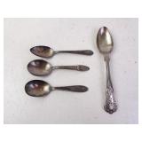 Lot of Silverplated Spoons - US Navy & Rogers and