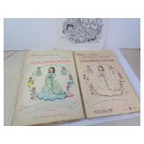 Vintage Antique Dolls Coloring Book