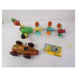 Lot of 3 Vintage Childrens Toys - Fisher Price