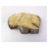 4.5" Septarian Concretion Buffalo Statue