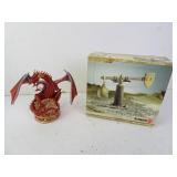 Lot of 2 Mideval Models - Treasure Dragon &