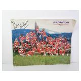 Signed Denver Broncos Cheerleaders 11" x 14"