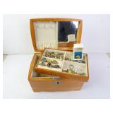 Lot of Costume Jewelry in Jewelry Box