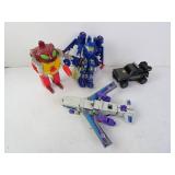 Lot of 4 Transformers Robot Toys