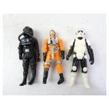 Lot of 3 Star Wars Action Figures - 1983 Snow