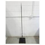 Antique 65" Copper Lightning Rod with Delft