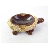 Vintage Kenmar Ceramic Turtle Ash Tray 6.5"