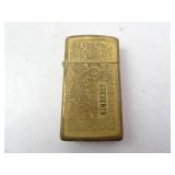 Zippo Brass Tone "Kimberly" Skinny Body Pocket