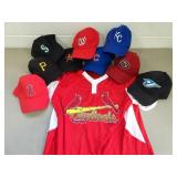 Lot of MLB Baseball Apparel with Tags - Team Hats