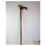3ft Bald Eagle Carved Wood Cane