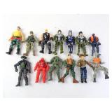Lot of Misc. Retro Military Action Figures - GI