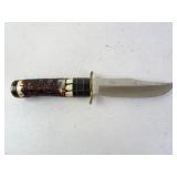 Elk Ridge 440 Steel Bone Hand Knife 6" Blade - No