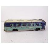 Vintage Cragstan Japan Greyhound Bus Tin Toy