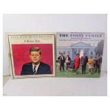 Lot of 2 JFK Related Vinyl Records