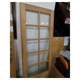 Unused 36"x 80" Oak French Door - No hinge