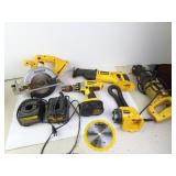 DeWalt Cordless Tool Set with 2 Chargers and