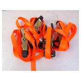 Lot of 4 Smartstraps Ratcheting Straps - Blaze