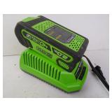 Greenworks 2.0Ah 40v Battery with Charger