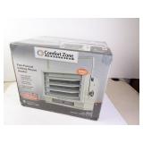 New Comfort Zone Fan Forced Ceiling Mount Heater