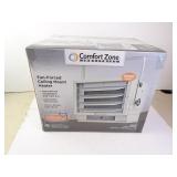 New Comfort Zone Fan Forced Ceiling Mount Heater