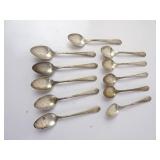 Lot of 11 Sterling Silver 1928 Gorham Baby Spoons