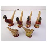 Lot of 3 Pairs Vintage Pheasant Rosenade S/P