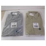 Lot of 2 New L.L. Bean Mens Medium Tall Button Up