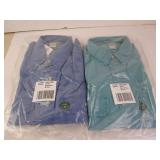 Lot of 2 New L.L. Bean Mens Medium Tall Button Up
