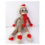 21" Vintage Sock Monkey Figure