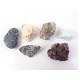 Lot of Misc. Mineral Specimens - Fluorite Quartz