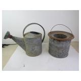 Galvanized Watering Can / Bait Pail