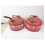 Lot of 2 "The Gasser" 2.5gal Gas Cans