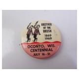 2.25" Oconto WI Centennial Celebration Button