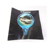 1971 Mustang Brochure