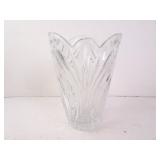 Vintage Mikasa 9" Lead Crystal Blossom Vase