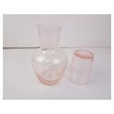 Antique Pink Depression Glass Cocktail Shaker