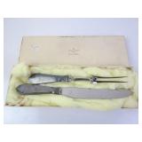 Vintage Frank Cobb Sterling Silver Handle Carving