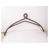Antique Cast Iron Gambrel Hog Stretcher Meat Hook
