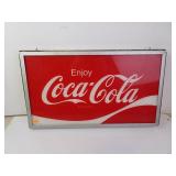 20" x 11" Coca-Cola Panel Sign