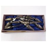 Lot of 10 Vintage Sterling Silver Handle Corn Cob