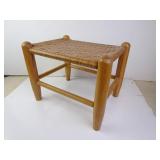Vintage Woven Foot Stool