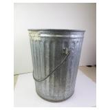 Galvanized Trash Can - 18x15"